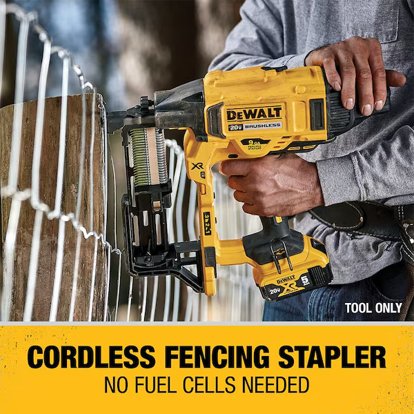 DEWALT DCFS950B 20V MAX XR 9GA Fencing Stapler Cordless Bare Tool Open Box New