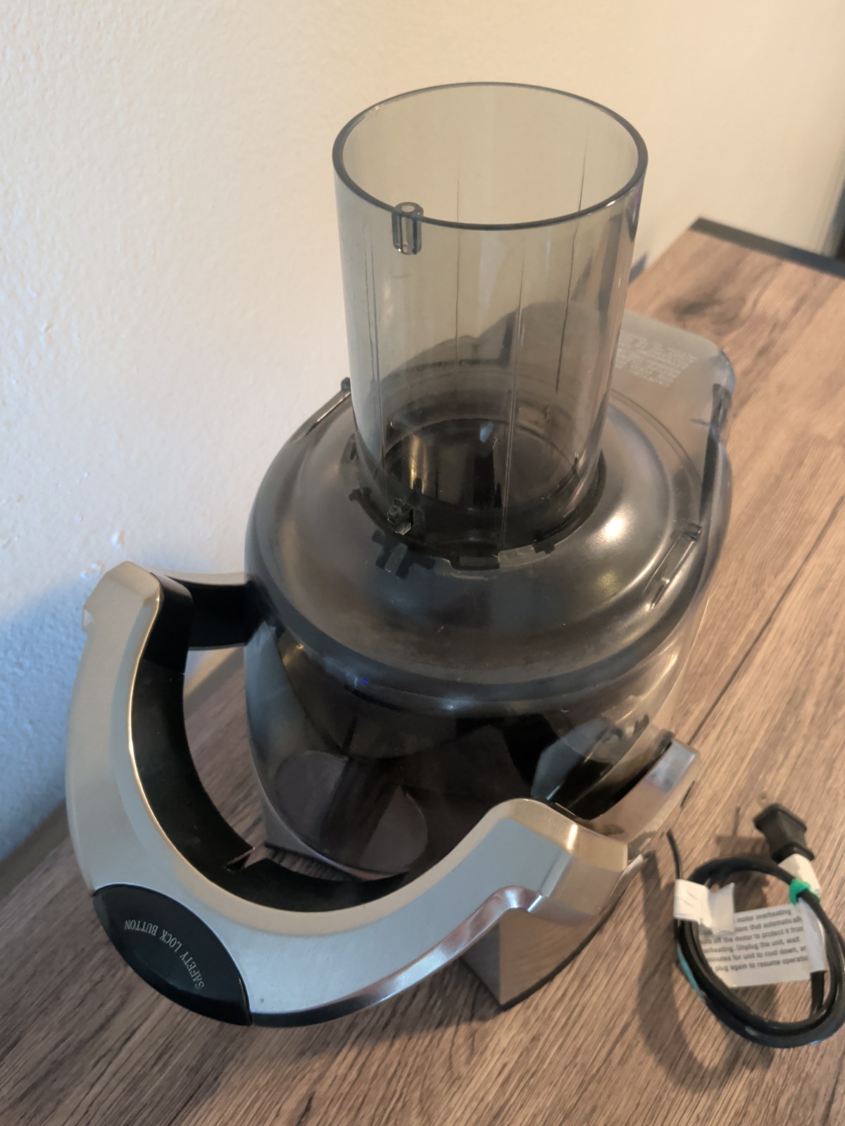 Juiceman JM400 Stainless Steel 700W Electric Centrifugal Juicer Hi Low Speed