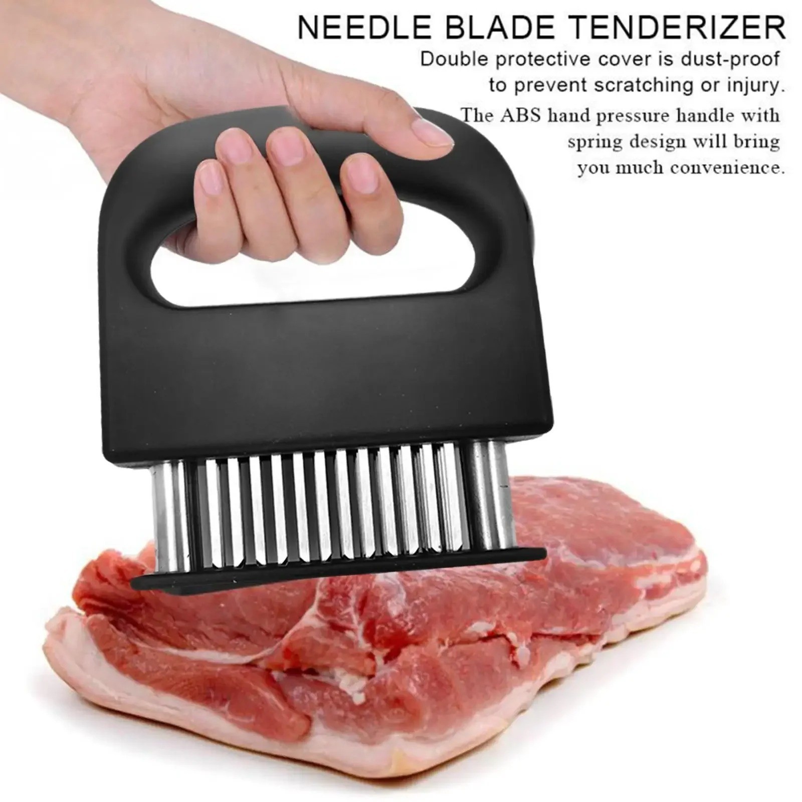 48 Blade Meat Tenderizer Needle Steak Softener Kitchen Cooking Tool