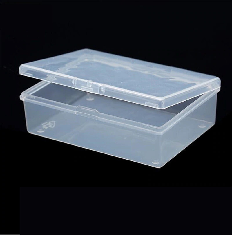 4PCS Small Plastic Storage Container Box DIY Coins Screws Jewelry Charms Travel