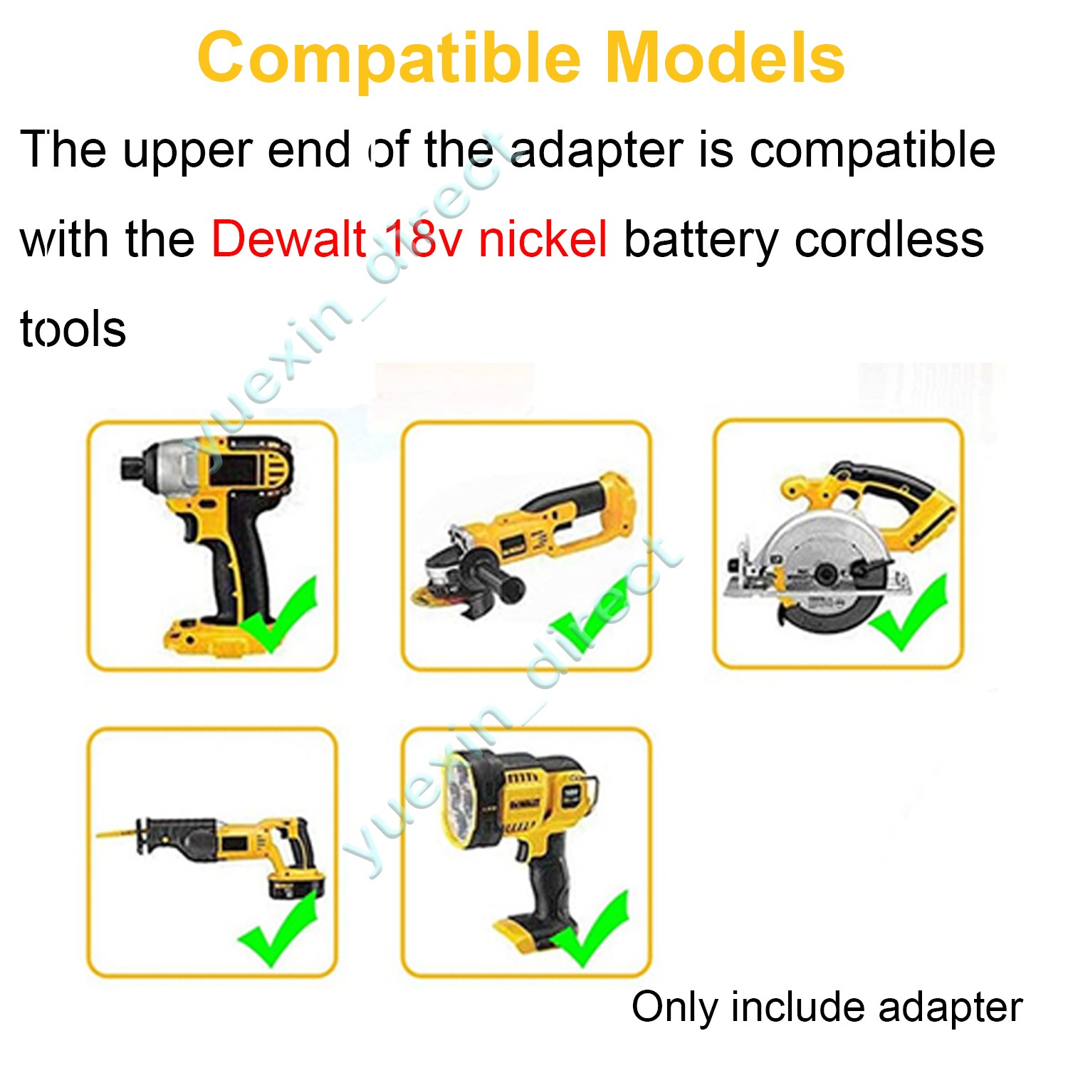Battery Adapter For Ridgid 18V Battery Convert To Fits For Dewalt 18V Ni-cd Tool