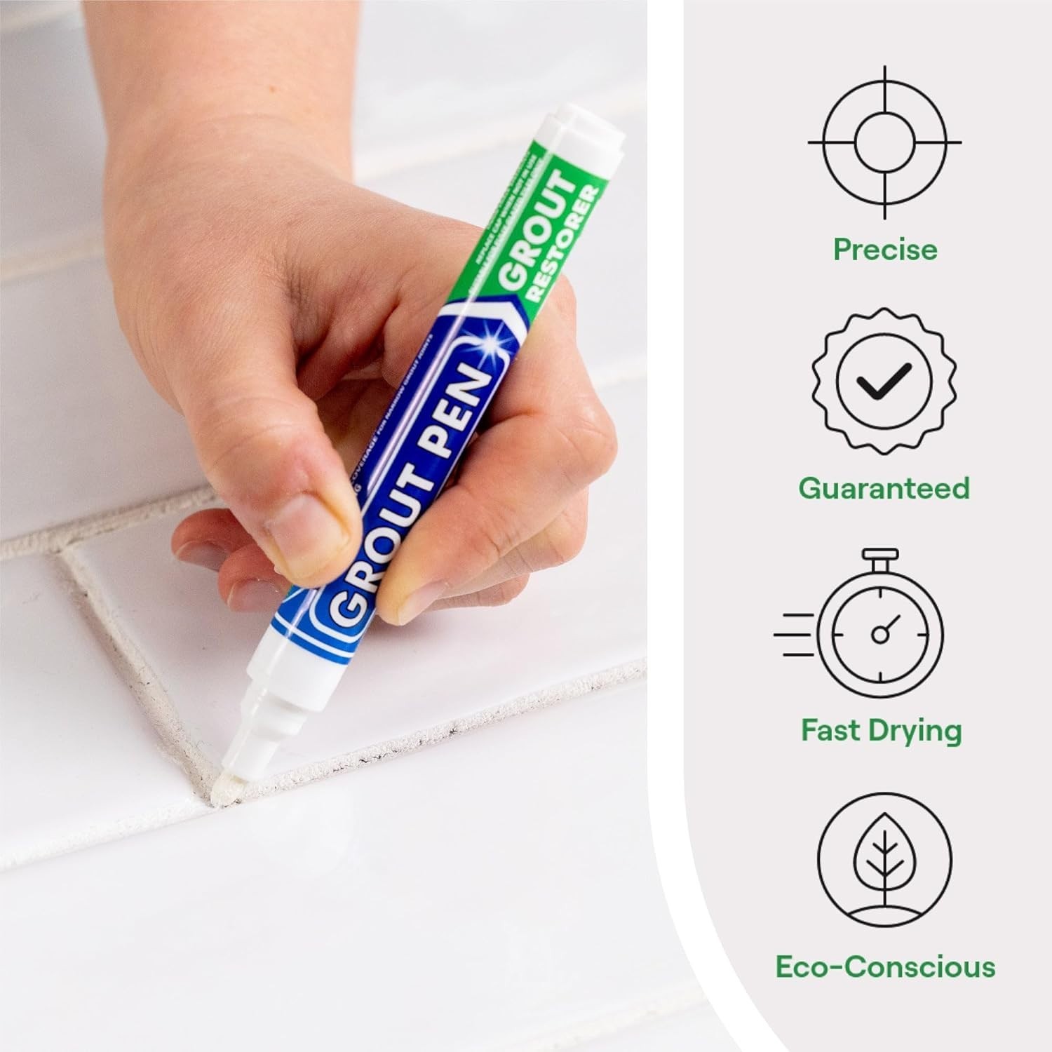 5mm Tip Grout Pen – Refresh Your Tile with Easy-to-Use Waterproof Colorant