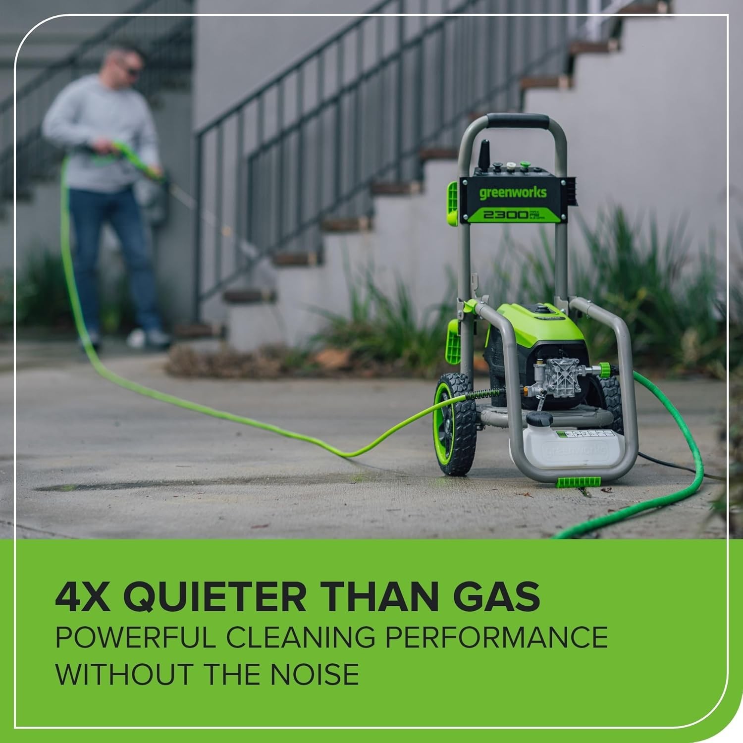 Professional 2300 PSI Pressure Washer with 25ft Hose – Portable & SGS Certified