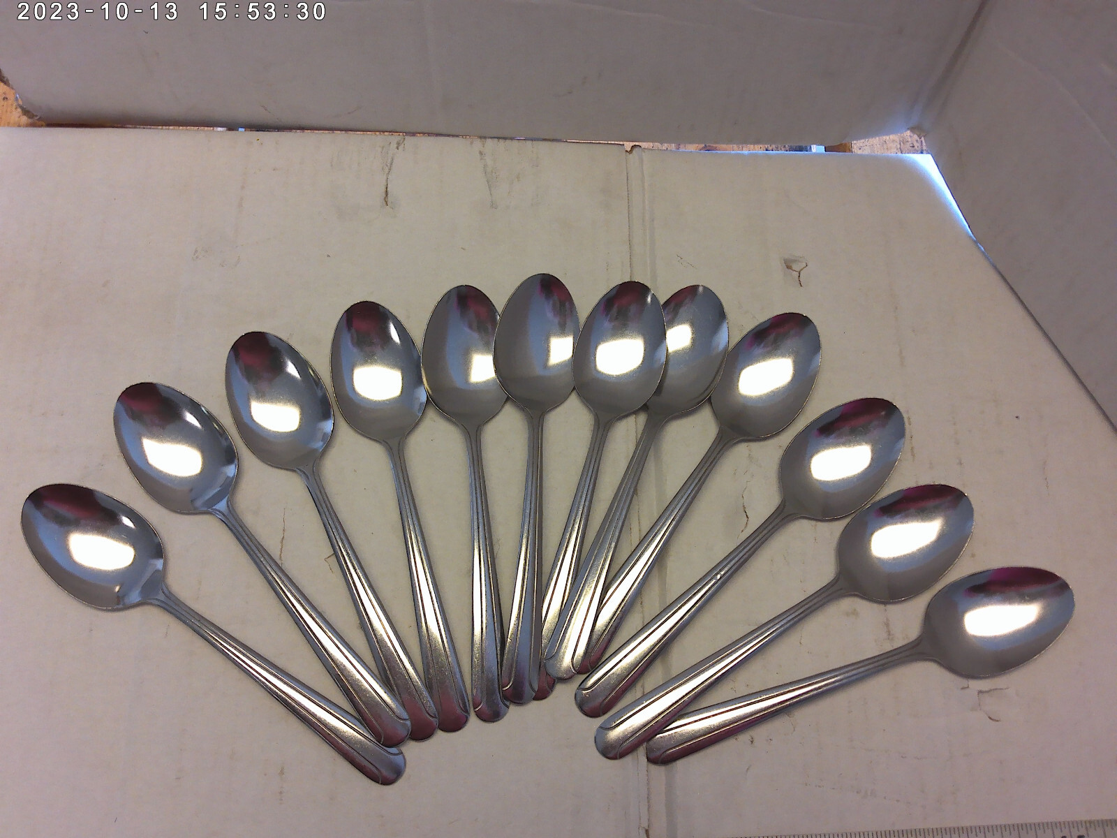 Stainless steel dinner spoon Durable Heavy Weight Stainless (Pack of 12) NEW