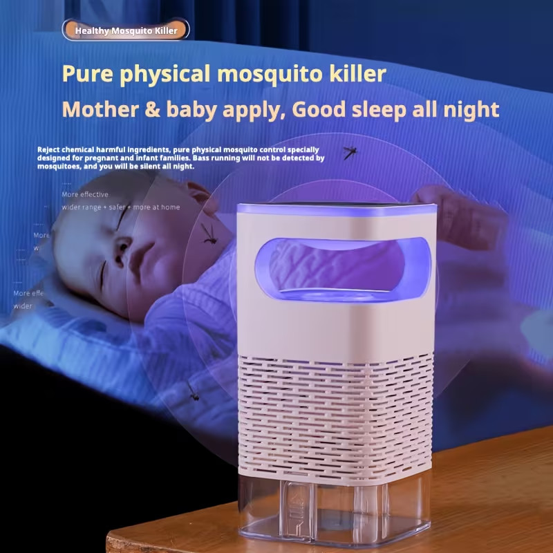 Electric UV Mosquito Killer Lamp Indoor Fly Fruit Flies Bug Insect Zapper Trap
