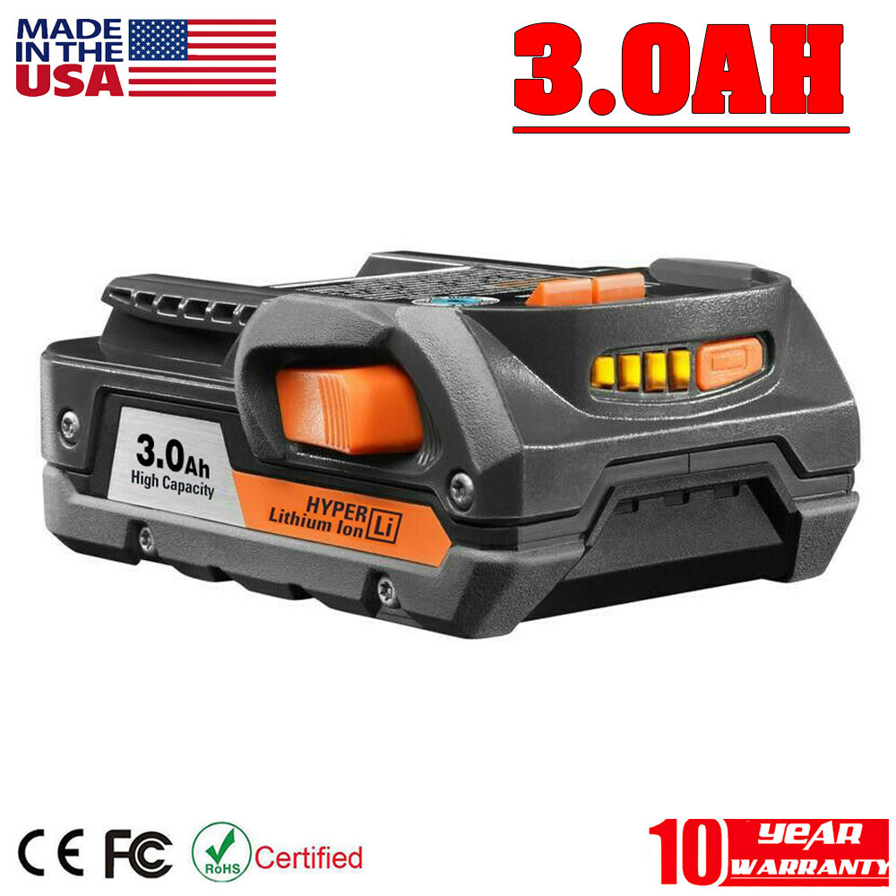 1/4PACK for Ridgid R840085 8.0Ah 6.0Ah Lithium Battery Rigid 18Volt R840087 Tool