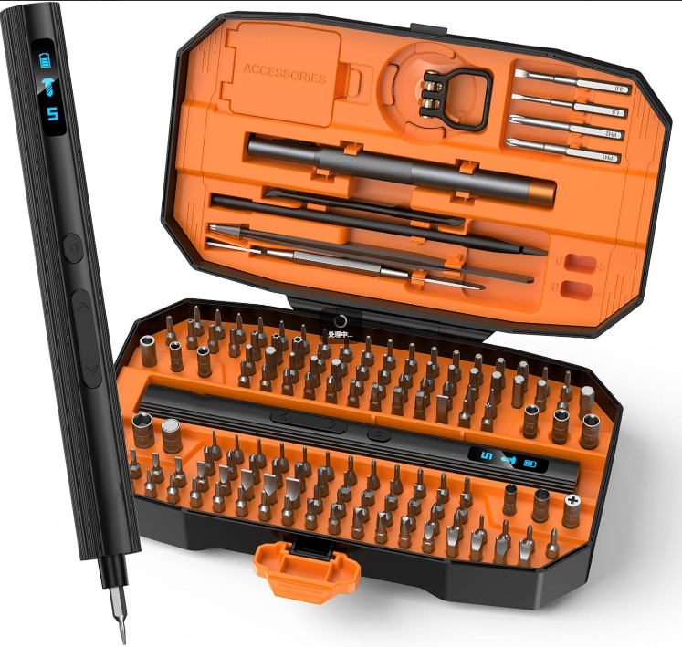 Cordless Mini Electric Screwdriver 5 Torque Magnetic Repair Kit for Phone Watch