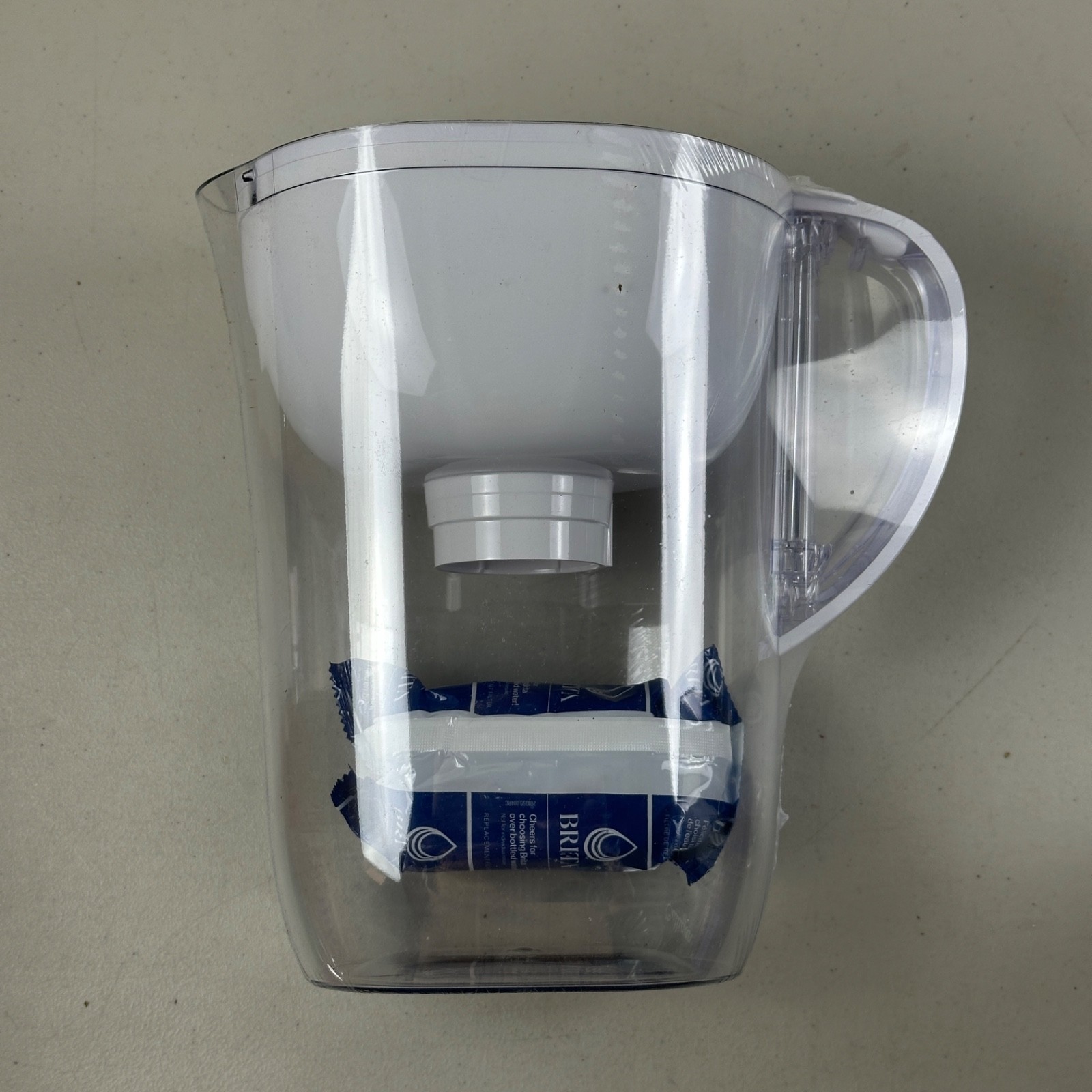 Brita Large 10-Cup Elite Water Filter Pitcher New Sealed White