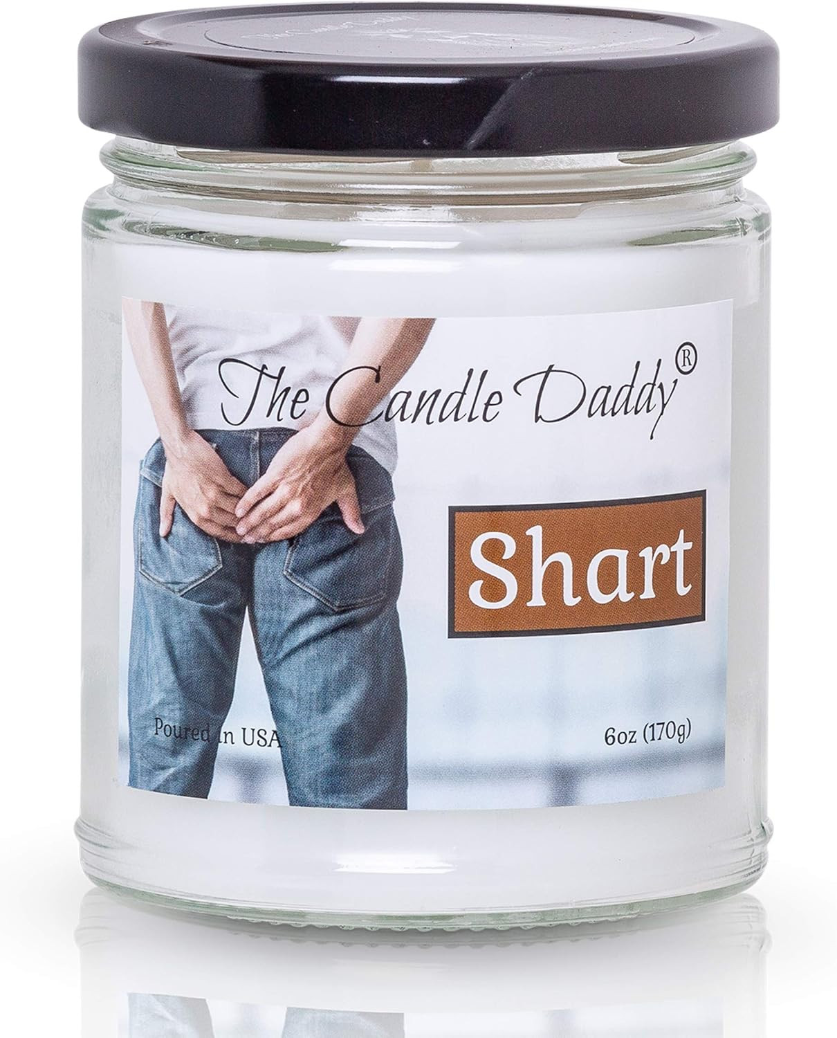 Terrible Scent Prank Candle, Funny Gag Gift, 6 Oz Jar