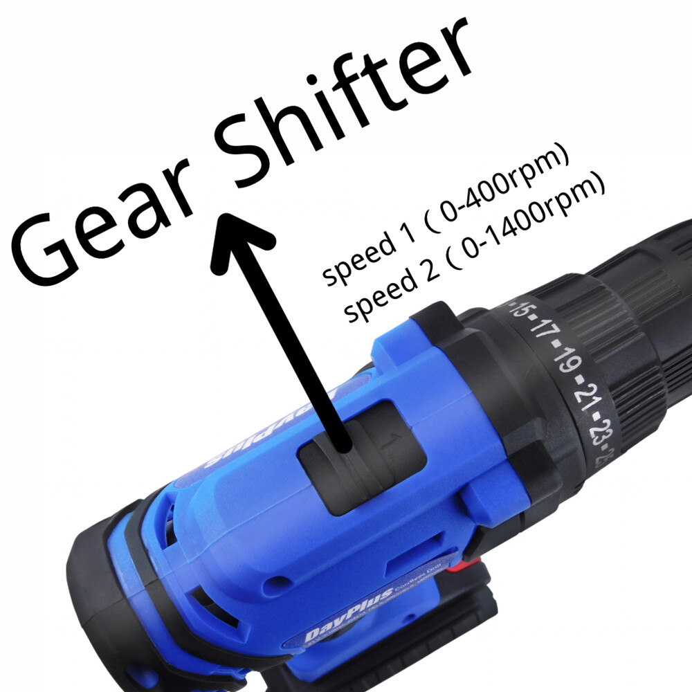 21-Volt drill 2 Speed Electric Cordless Drill/Driver Screwdriver Bits Set -Cheap