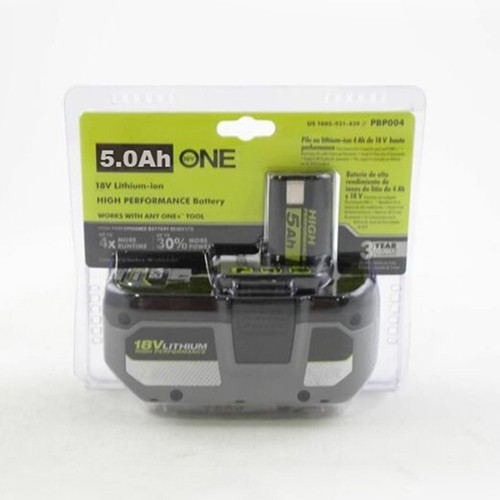 NEW FOR RYOBI P108 One 18V 5.0Ah Lithium-Ion HIGH PERFORMANCE Battery PBP004