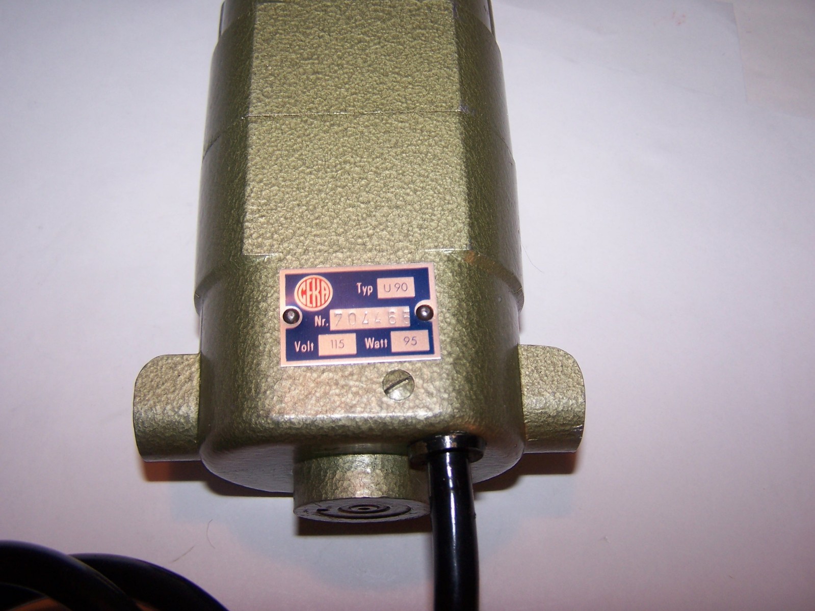 Unimat DB 200/SL1000, TYPE U-90, Electric Motor Mini lathe, OEM, 95W, 115 V,#151