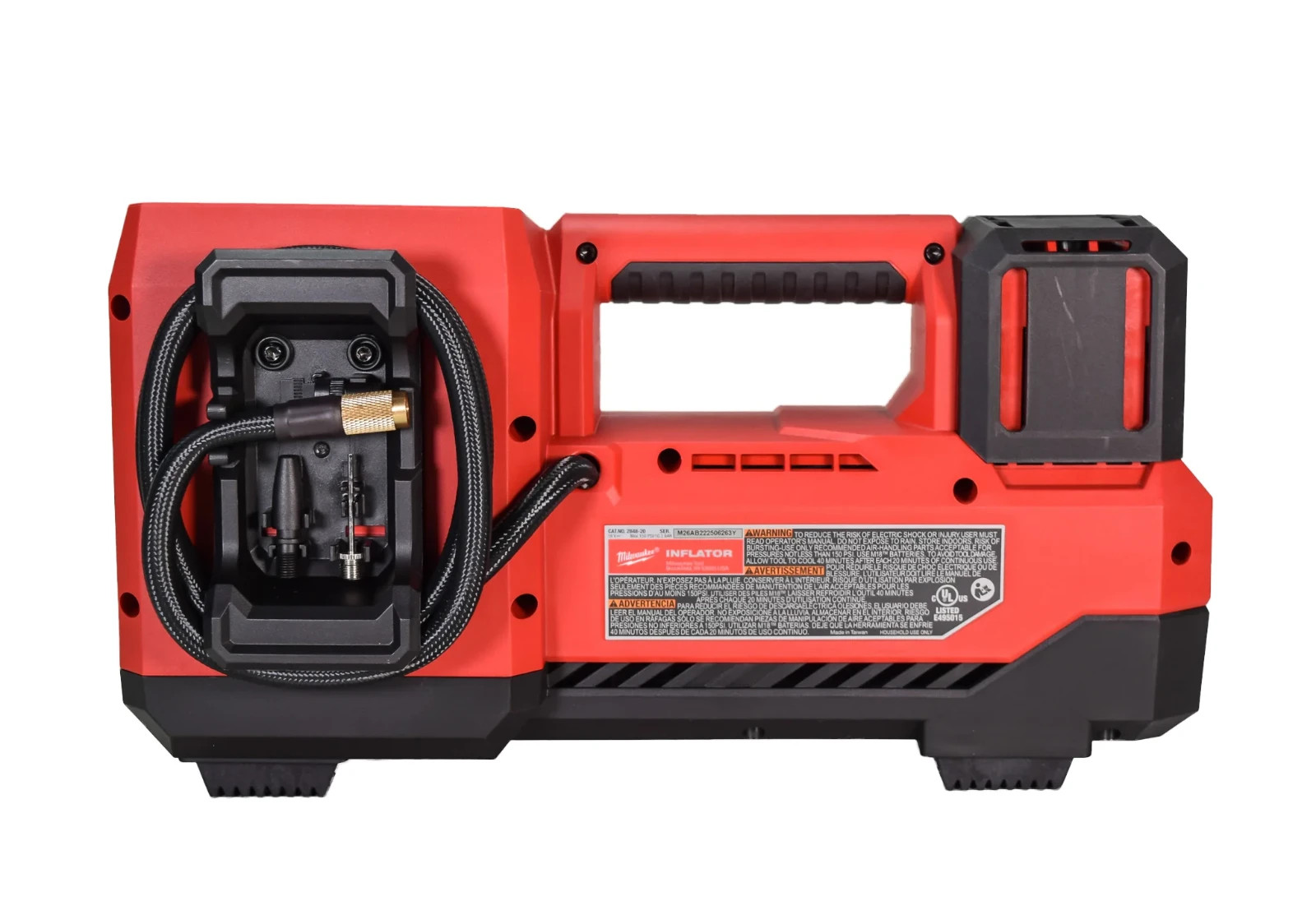 Milwaukee 2848-20 M18 18V Cordless Li-Ion Tire Inflator – Bare Tool