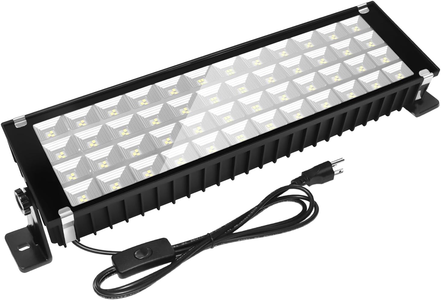 120W LED Shop Light 11000LM 6000K IP66 Waterproof 9.8FT Cord Garage Workshop