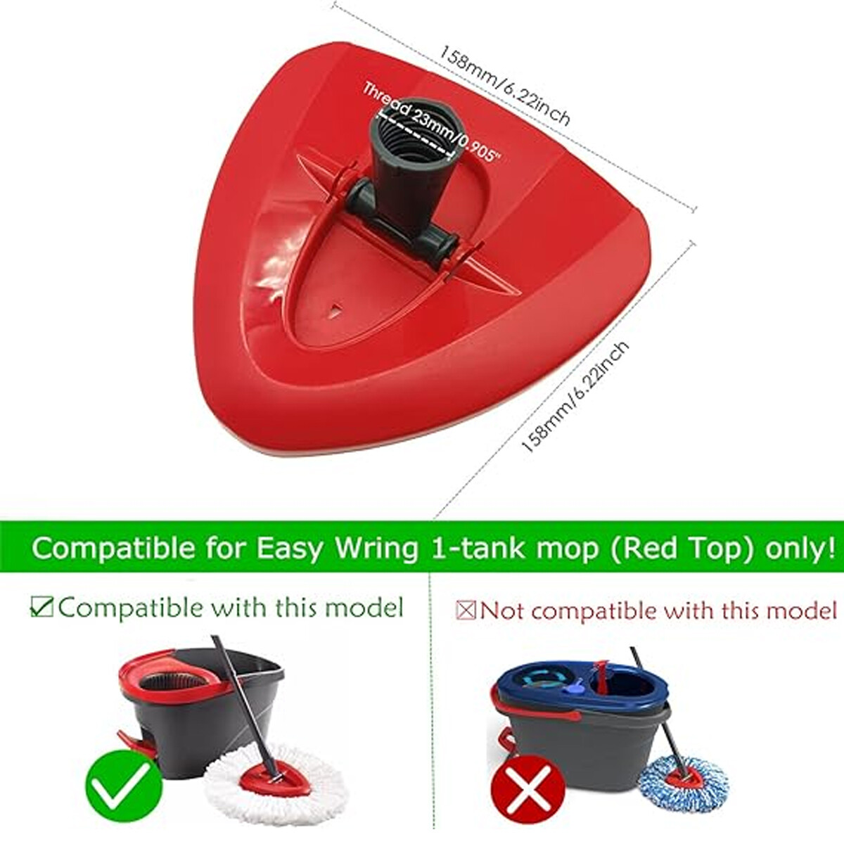 1-4 pcs Microfiber Replacement Mop base For O-Cedar Easy to Clean and install