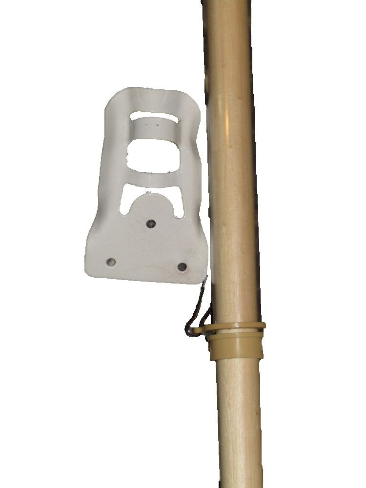 5′ Wood Flag Pole Kit Wall Mount Bracket 3×5 Pirate Beatings Will Continue Flag