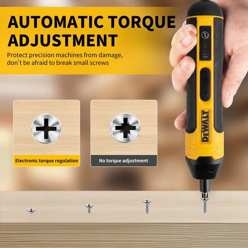 New DEWALT Cordless Electric Screwdriver 1300mAh USB Rechargeable Free Shipping