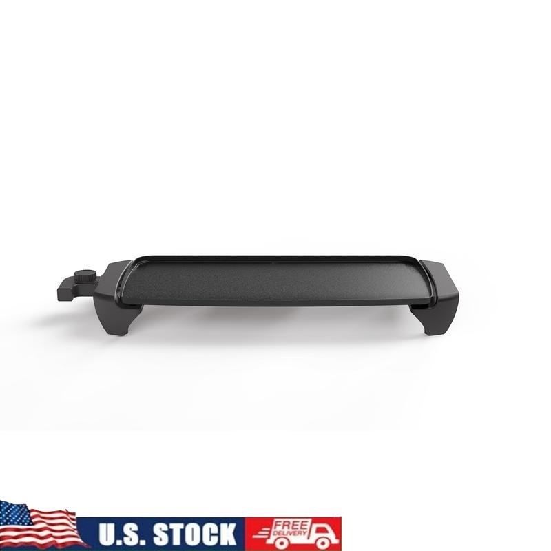 Electric Griddle Temperature Control Dishwasher Safe Parts 1500W Ceramic Coating