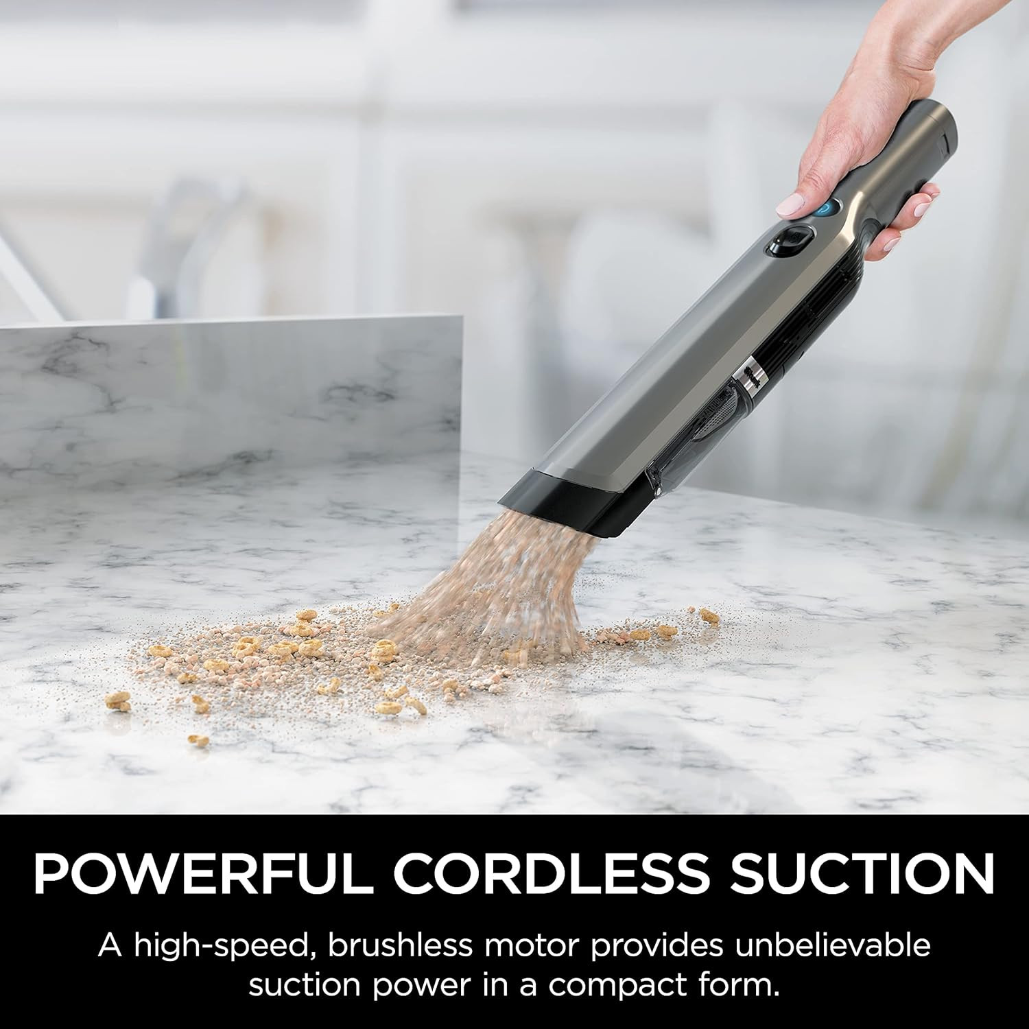 WV201 WANDVAC Handheld Vacuum, Lightweight at 1.4 Pounds with Powerful Suction,