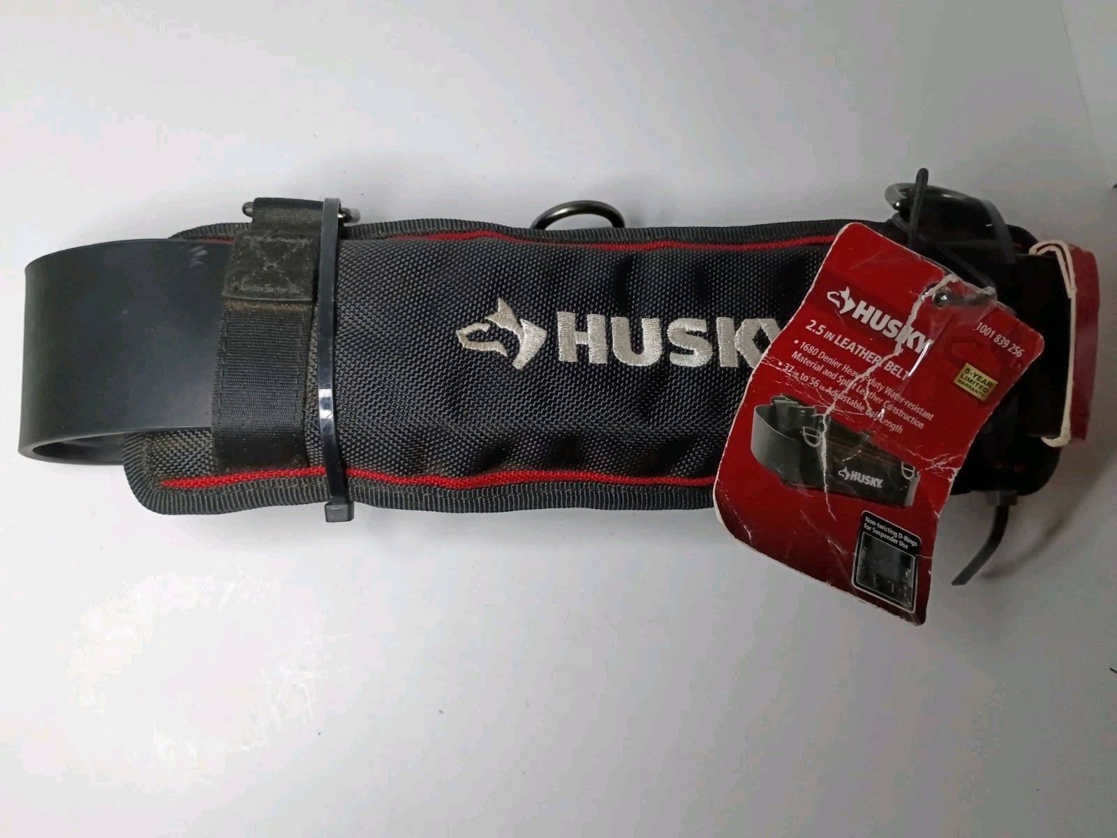 Husky 2.5 in. Padded Tool Gear Belt, Adjustable 37in to 56in, NEW [**READ**]