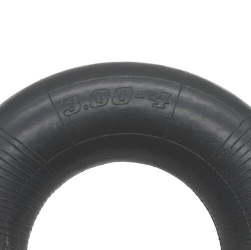 Heavy Duty 3.00-4 260×85 Inner Tube with TR87 Bent Valve (2-Pack), Compatible
