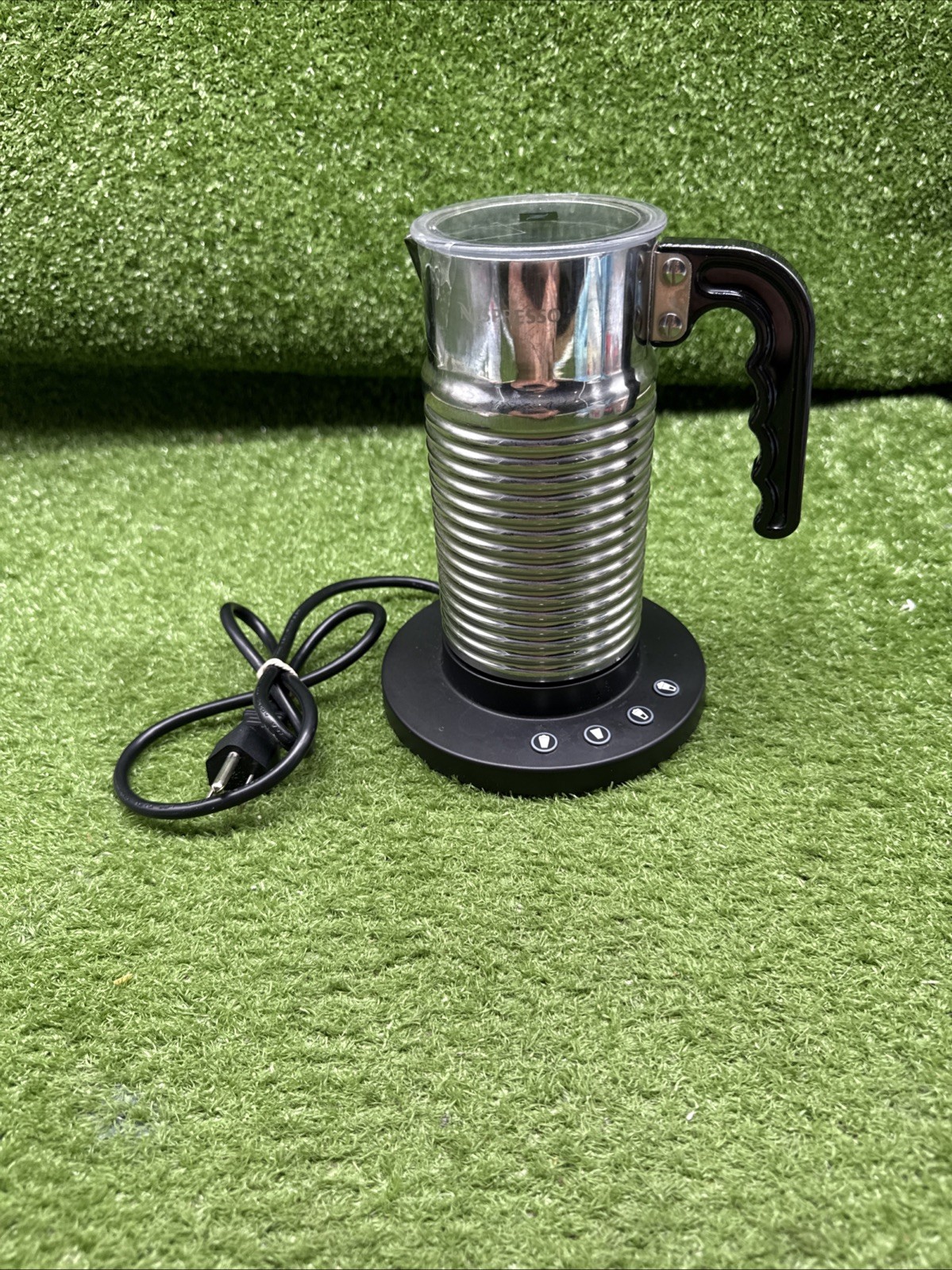 Nespresso Aeroccino 4 Model 4192 Milk Frother & Milk Warmer Stainless Tested S6