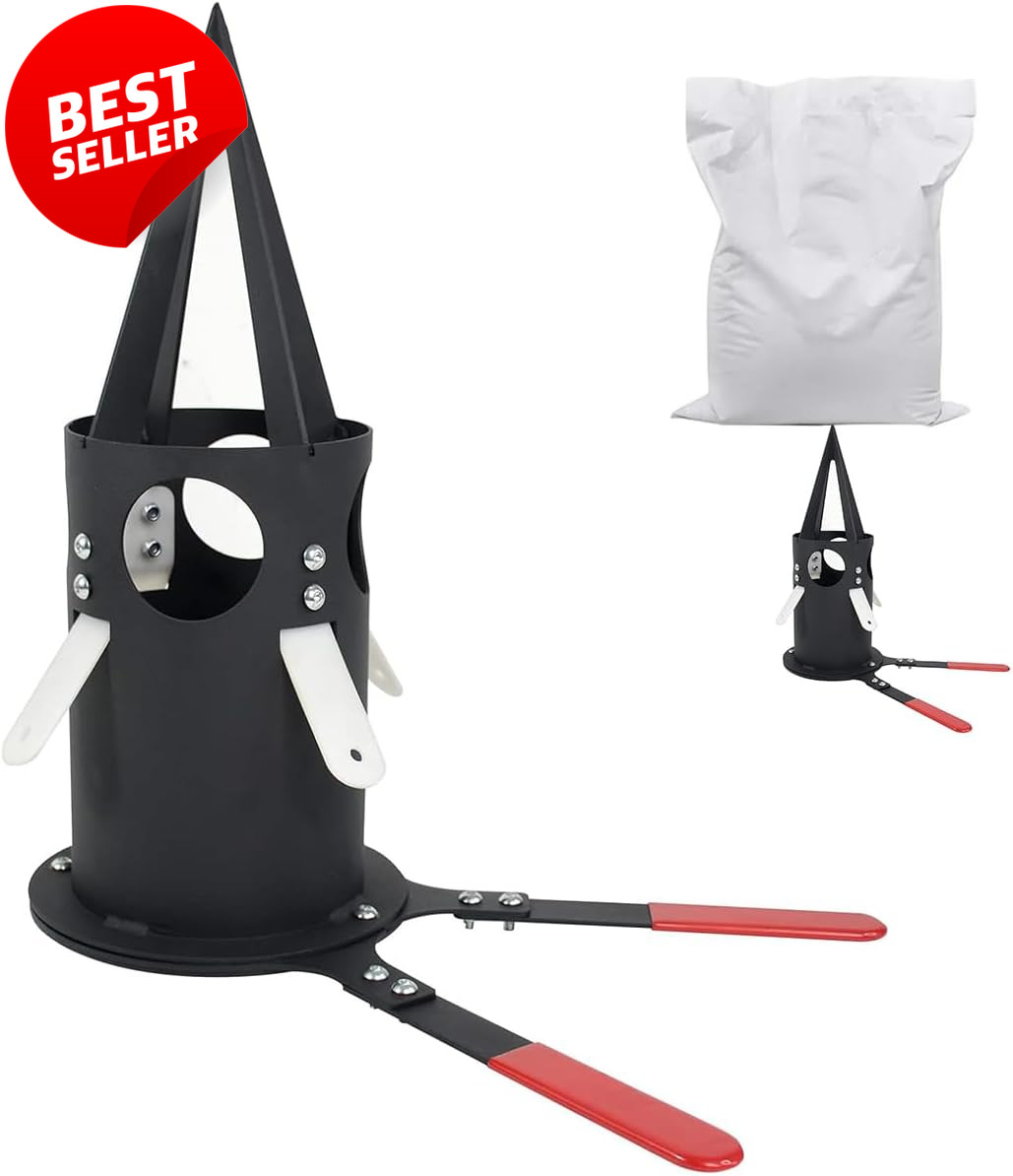Big Bag Dispenser Bulk Bag Unloader Heavy Duty Feed Grain Fertilizer Black – US