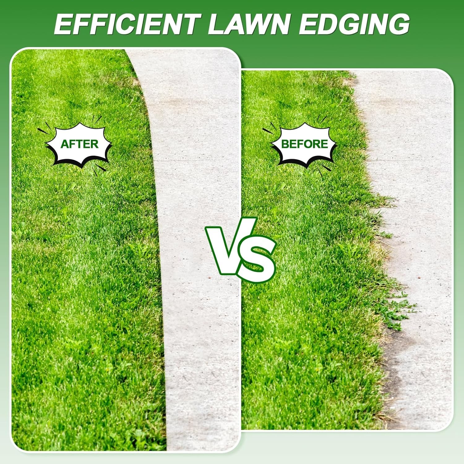 Wheel Rotary Edger Lawn Tool, Sidewalk 66.7Inch Manual Lawn Edger