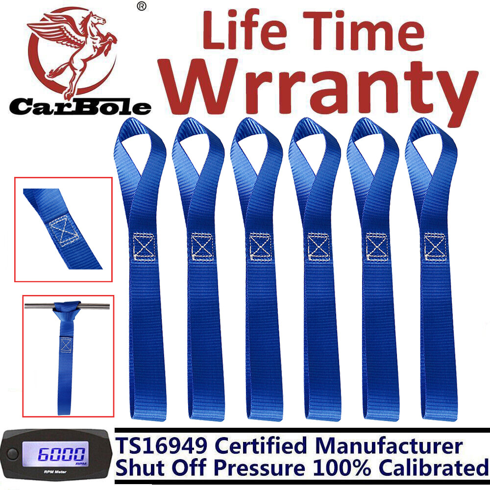 Soft Loop Tie Down Straps – 1,500Lbs Load Capacity & 4,500 Lbs Breaking Strength