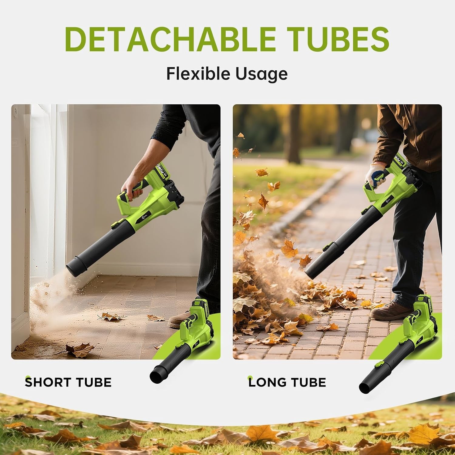 Ultra-Lightweight Cordless Leaf Blower – 21V Rechargeable with Dual Batteries