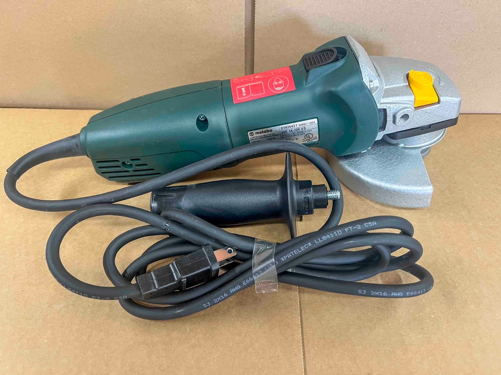 Metabo WE 14- 125VS Quick 4 1/2″ Grinder