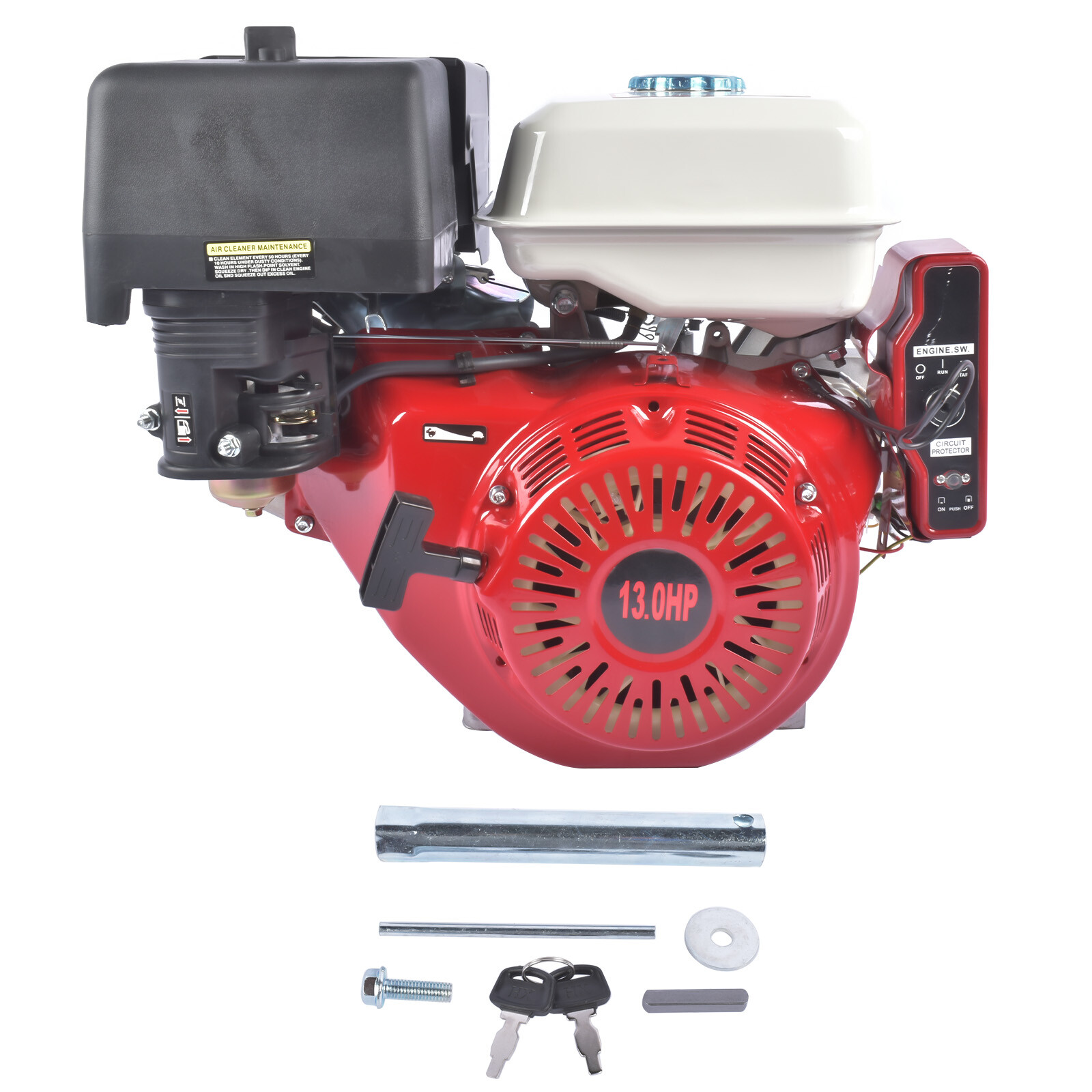 15HP/13HP 420cc/389cc 4 Stroke OHV Horizontal Shaft Gas Engine Recoil/Electric