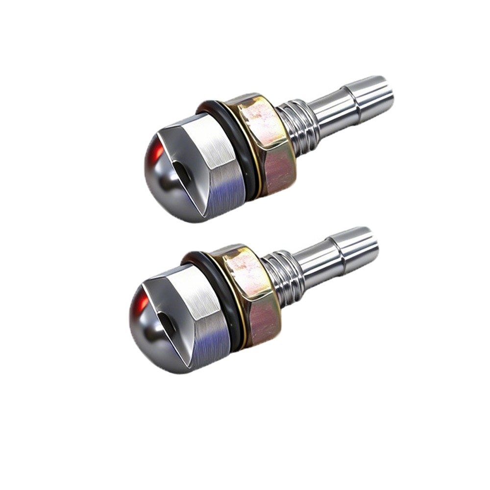 2Pack Universal Vehicle Aluminum Windshield Wiper Water Jet Spray Washer Nozzle