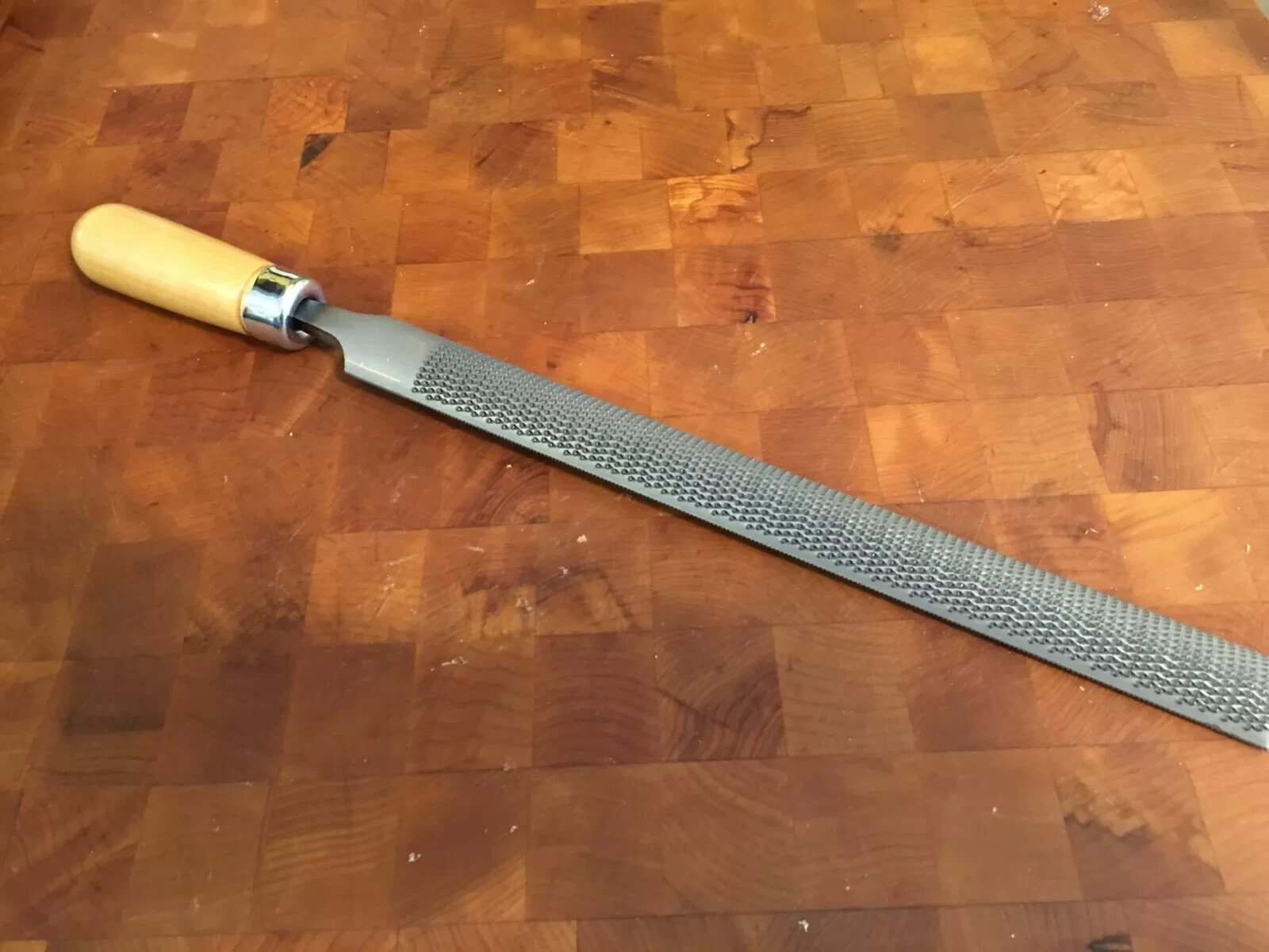 WOOD RASP & HANDEL – Nicholson 12″ HALF ROUND *Made in the USA with USA Handle