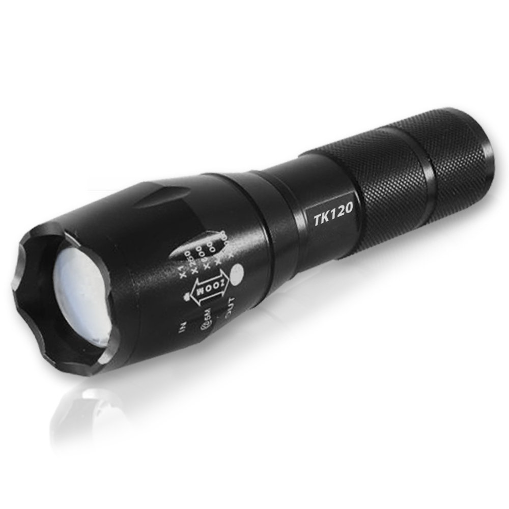 Tactical Flashlight 5 Modes LED 18650 Zoom Light Best Gift for Men – 2 PACK