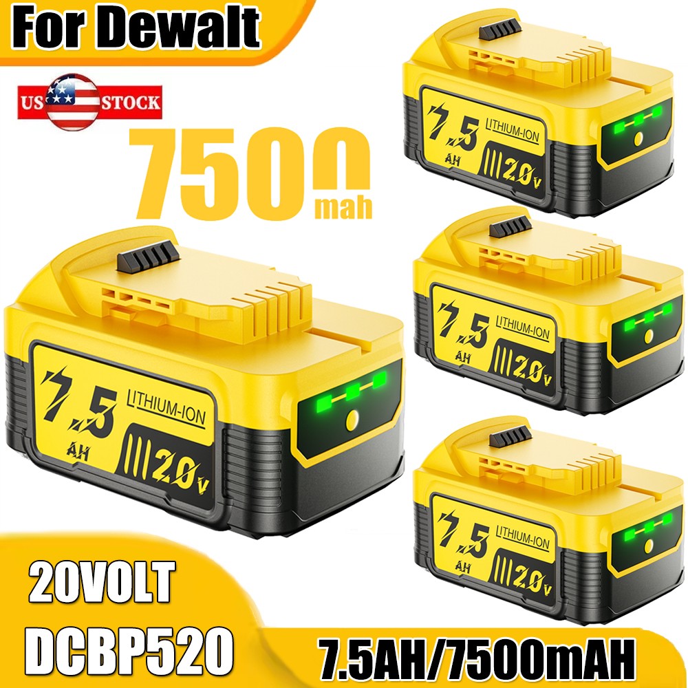 14X for DeWalt DCBP520 20V Max 7500mAh Li-ion Compact Battery/Charger DCBP520-2