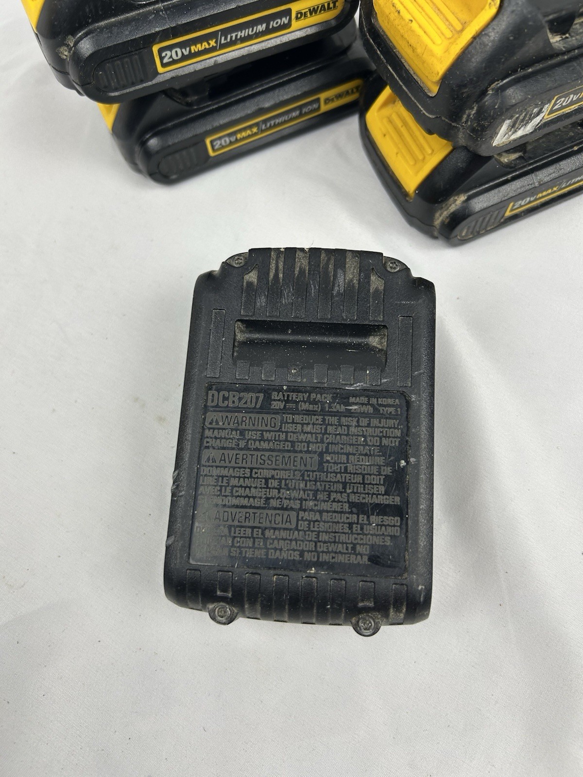 Dewalt DCB207 20V Max Battery Lithium Ion 20 Volt Battery 1.3 Ah 1 Per Order!!
