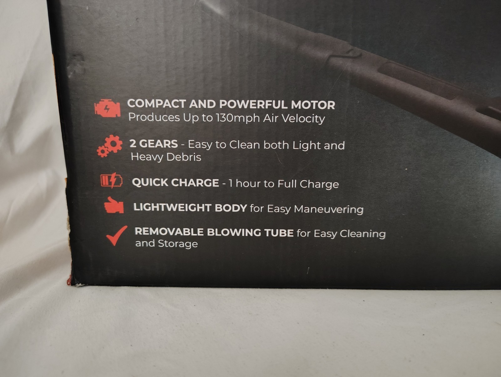 Mueller Ultra Cordless Leaf Blower, 140mph 20 V Powerful Motor, Electric Leaf Bl