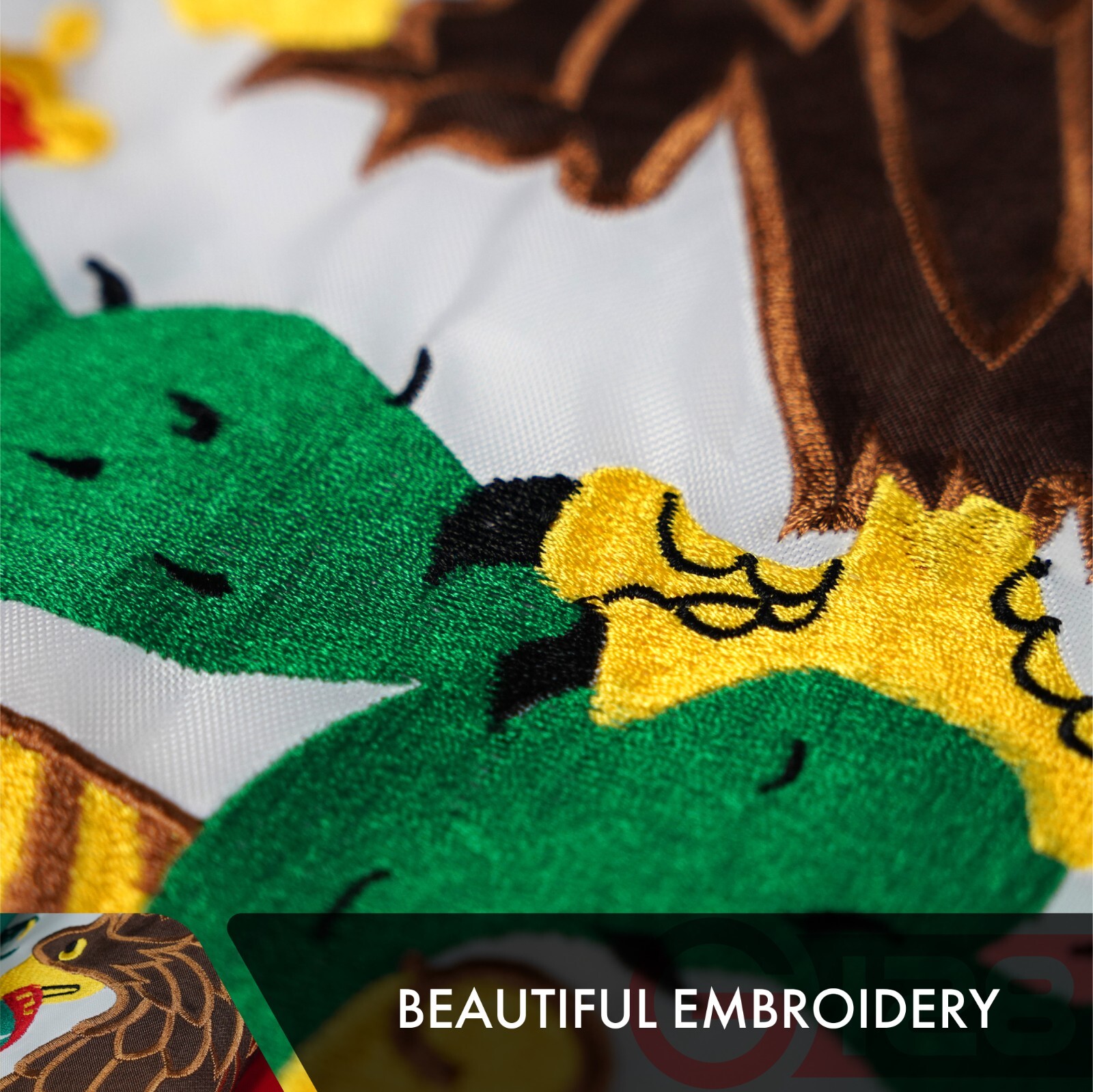 G128 – Mexico (Mexican) Flag | 3×5 feet | Double Sided Embroidered 210D