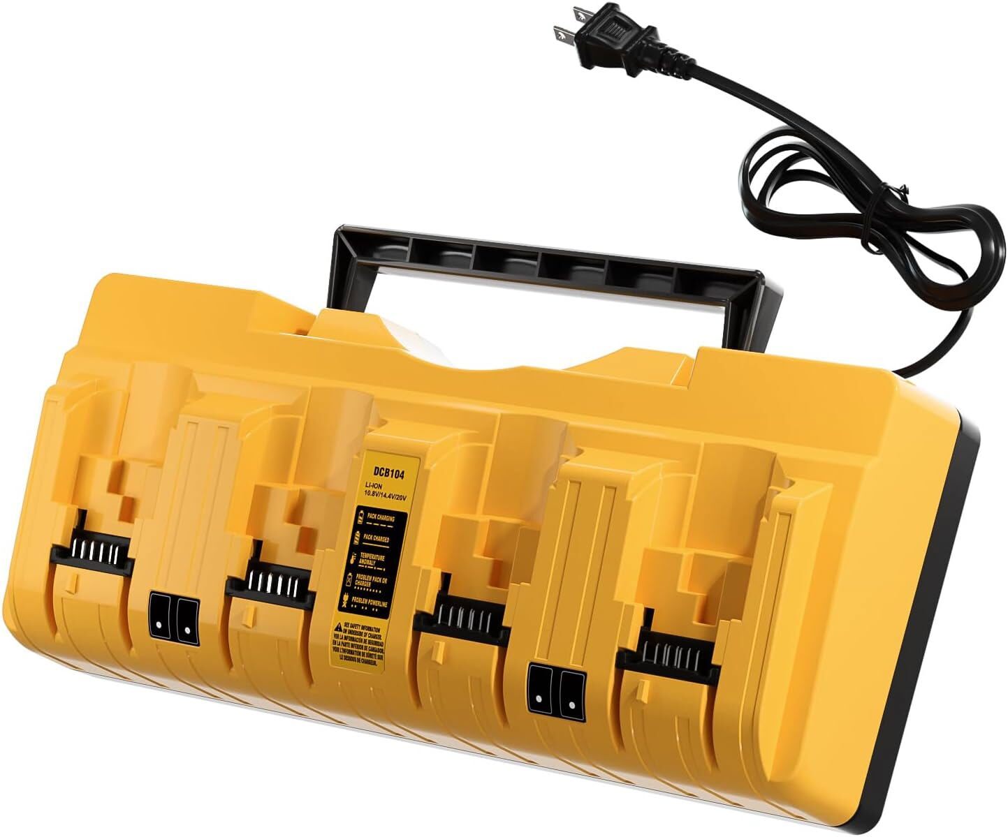 4-Port Battery Charger for Dewalt DCB104 Flexvolt 20v/60v Battery DCB112 DCB115