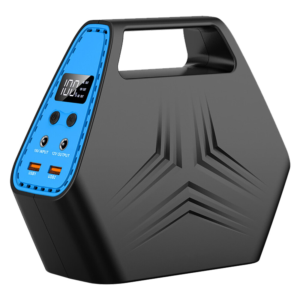 Portable Power Station Battery Charger AC DC 146Wh 100W Small Solar Generator