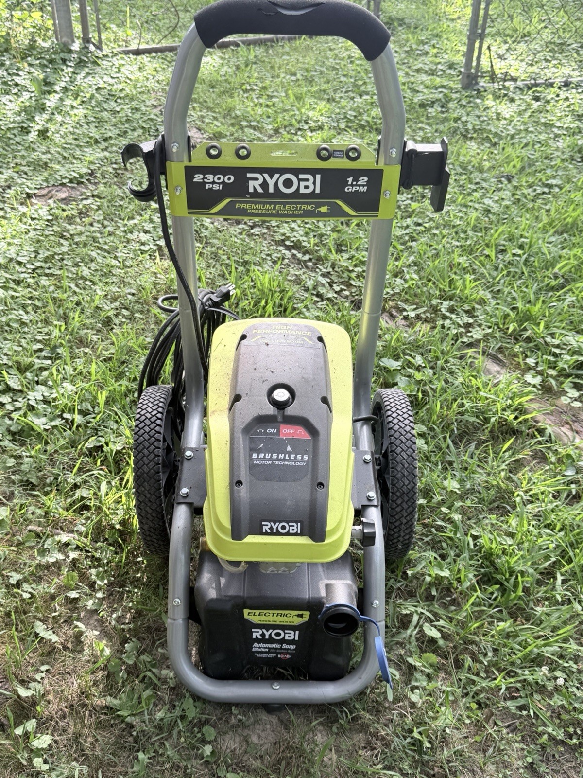 Ryobi Electric Pressure Washer Water Pump 2300PSI Cold Water