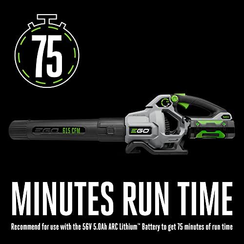 EGO Power+ LB6150 615 CFM 56-V Lithium-ion Cordless Leaf Blower – Bare Tool