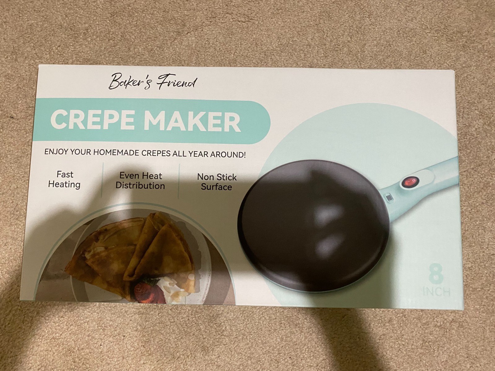 BRAND NEW – Baker’S Friend Crepe Maker BF-CM01
