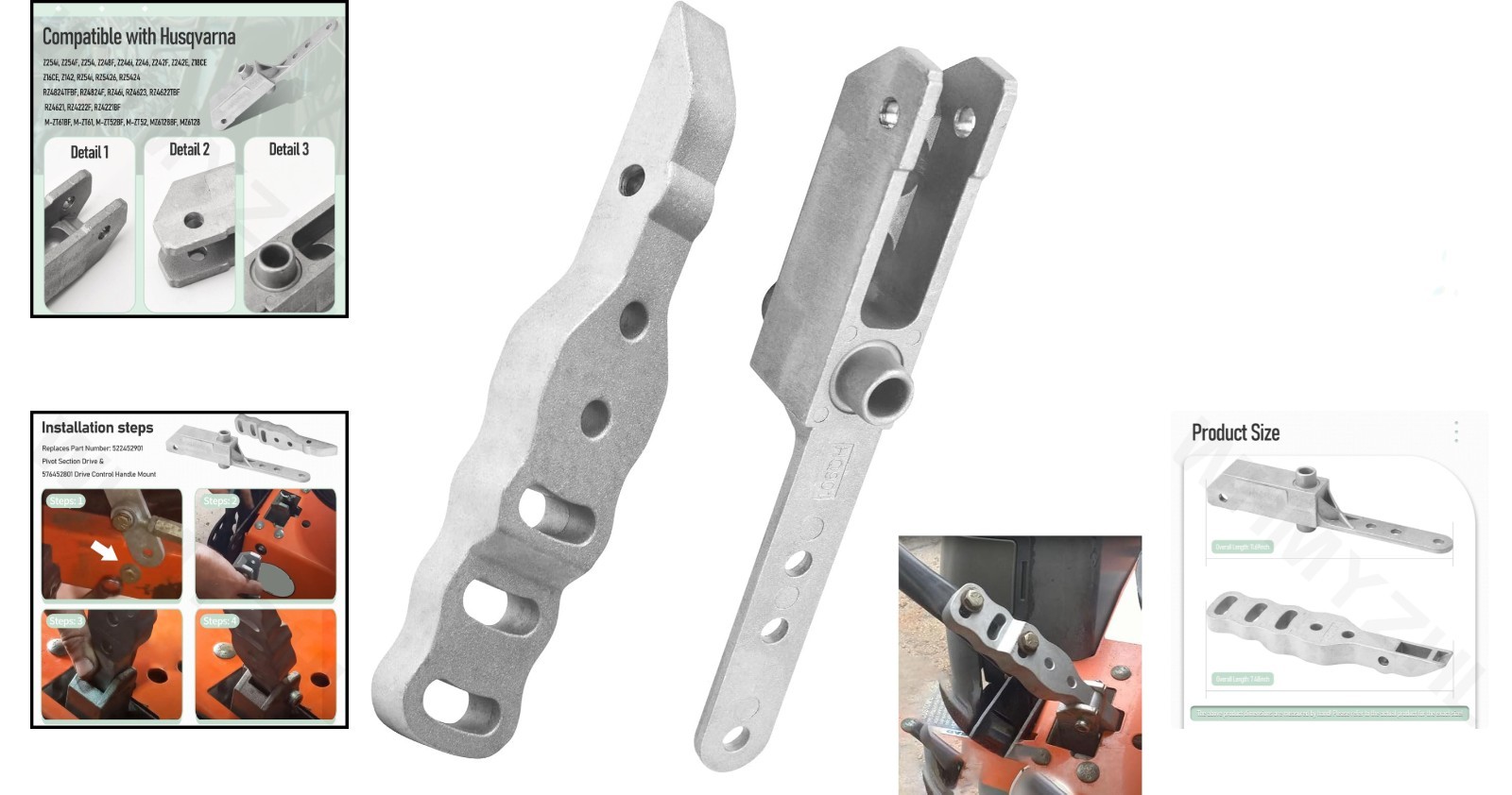 Drive Control Handle Mount for Husqvarna Z254i, Z254F Lawn Mower Models