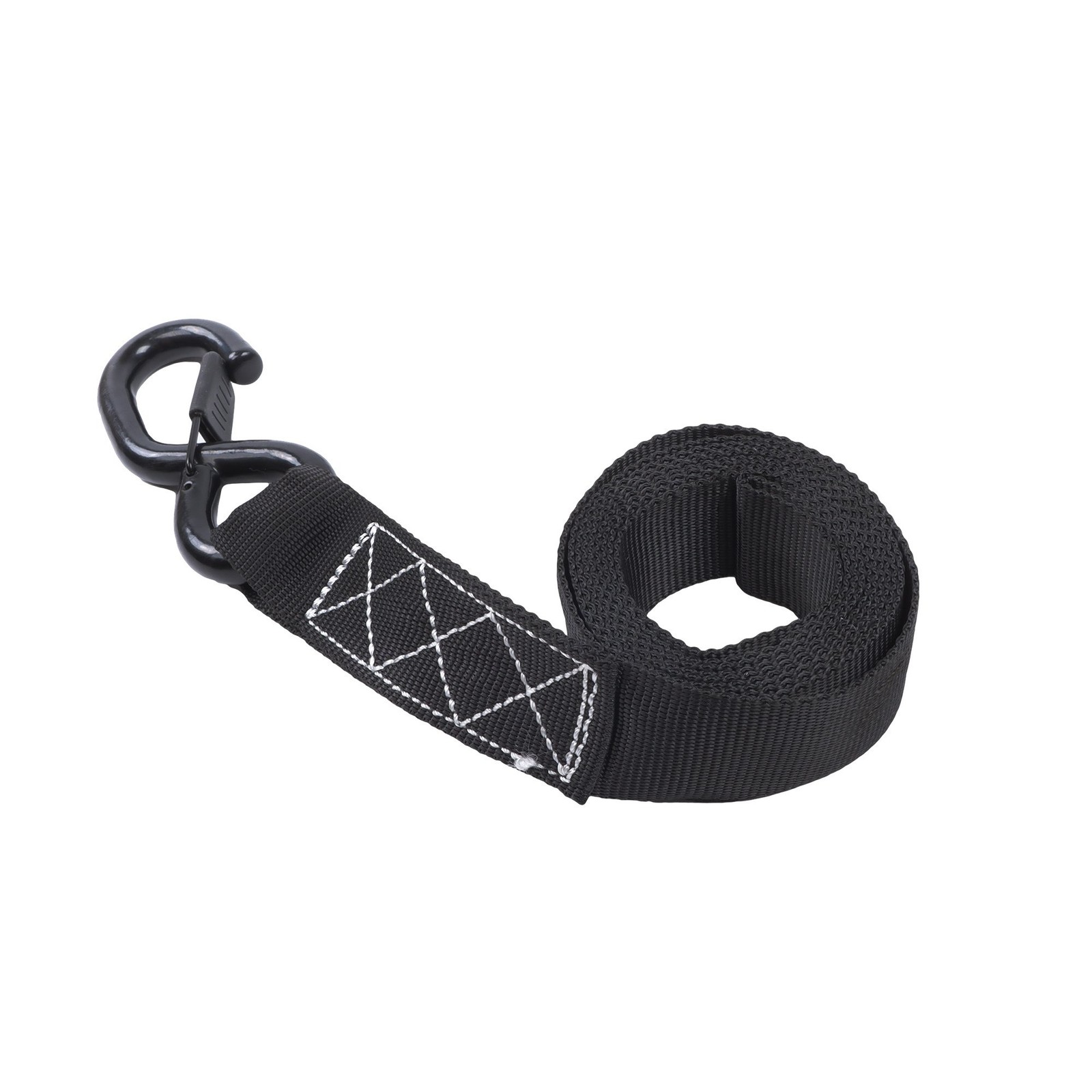Ratchet Straps (4 Pack) – 5,208lbs Break Strength 1.6″x8′ Black Tie Down Straps