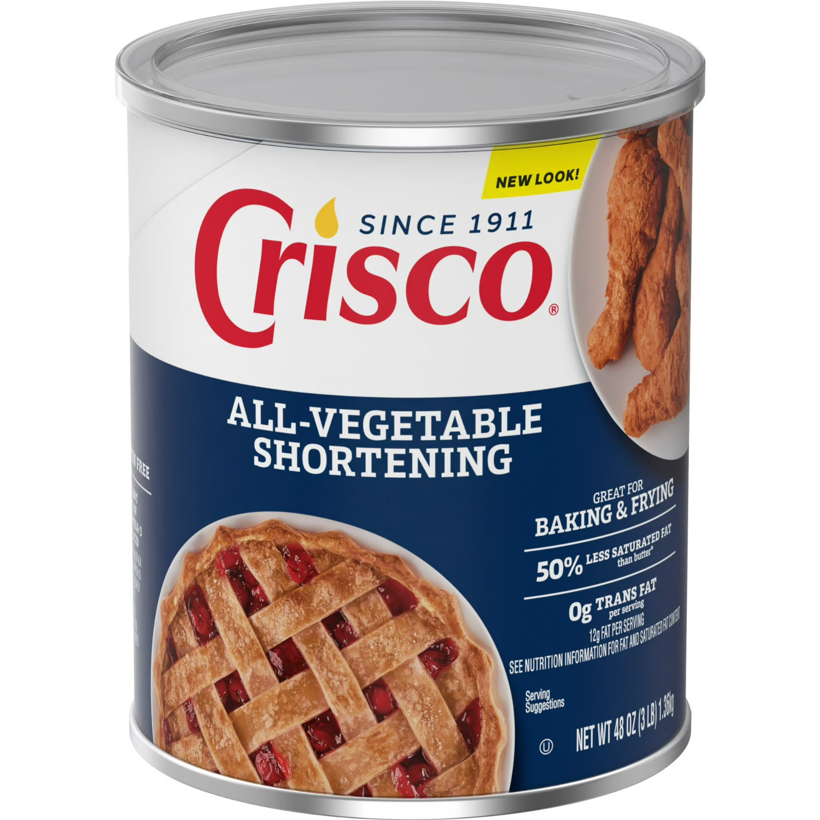 Crisco All-Vegetable Shortening – 48 oz