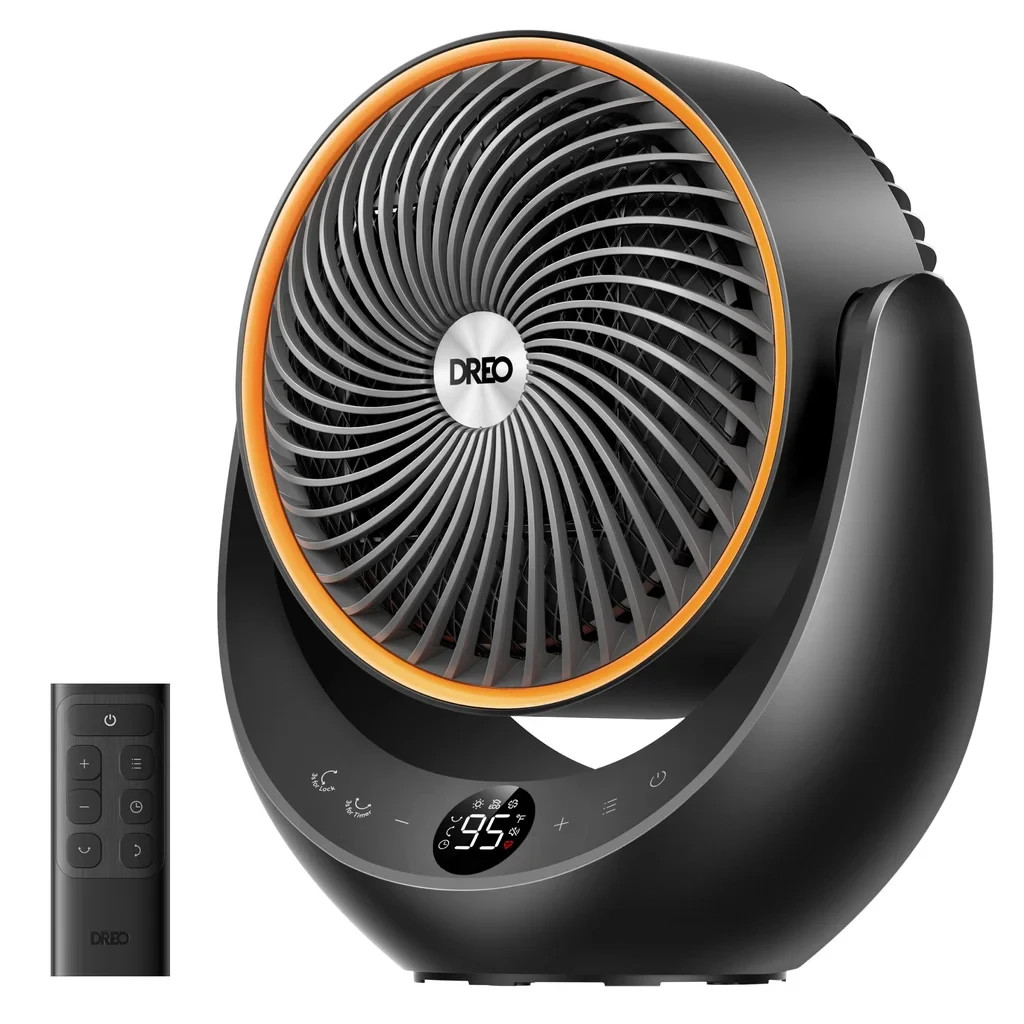 DREO 1500W Portable 3D Automatic Oscillating Ceramic PTC Space Heater 300 sq ft
