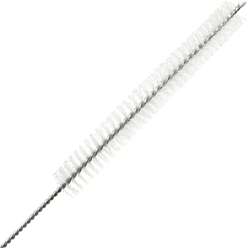 5 Pcs Extra Long Straw Cleaner Brushes Stainless Steel Reusable Easy Clean Tubes