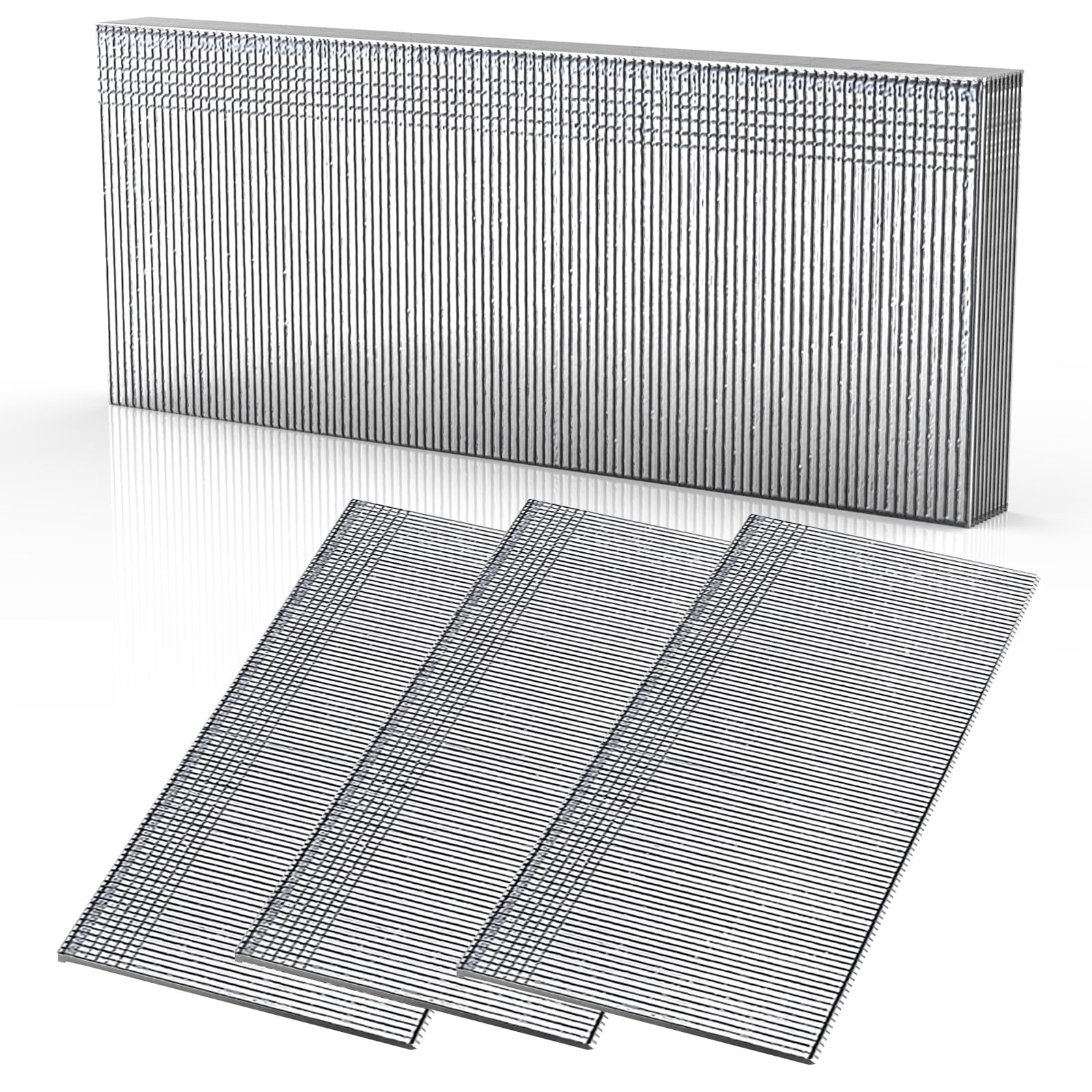 18 Gauge Brad Nails, Galvanized Nail Gun Nails for Pneumatic, 2inch 1000PCS